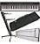 Kit Piano Digital Yamaha P-125 Preto 88 Teclas + Acessórios - Imagem 1