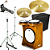 Kit Tajon FSA Standard TAJ15 Cerejeira Bumbo 14" Tom 10" Caixa 8" - Imagem 1