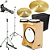 Kit Tajon FSA Standard TAJ16 Natural Bumbo 14" Tom 10" Caixa 8" - Imagem 1