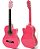 Kit Violão Eletroacústico Cutaway Nylon Rosa Mag5pk Austin - Imagem 4