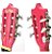 Kit Violão Eletroacústico Cutaway Nylon Rosa Mag5pk Austin - Imagem 3