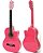 Kit Violão Estudante Eletroacústico Nylon Rosa Mag5pk Austin - Imagem 4