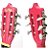 Kit Violão Estudante Eletroacústico Nylon Rosa Mag5pk Austin - Imagem 3
