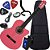 Kit Violão Estudante Eletroacústico Nylon Rosa Mag5pk Austin - Imagem 1
