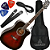 Kit Violão Giannini Gf1D Brb Folk Eletroacústico Com Afinador - Imagem 1