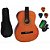 Kit Violão Giannini Start N14 Estudo Nylon Natural Acústico com Afinador Capa e Palhetas - Imagem 2