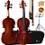 Kit Violino Ve431 3/4 Tampo Em Abeto Envernizado Eagle + Estojo + Estante Partitura - Imagem 1