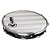 Pandeiro Luen Percussion 10 Aro Abs Pele Holográfica Prata - Imagem 1