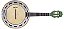 Rozini Banjo Cx Larga Eletrico Studio - Verde Rj11elv - Imagem 1