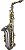 Saxofone Alto EAGLE Black Onyx - SA500BG - Imagem 2