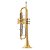 Trompete Eagle Laqueado Tr504 Em Sib com Case Luxo - Imagem 3