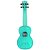 Ukulele Akahai Ghost Soprano Ocean Verde Transparente + Capa - Imagem 1