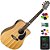 Violão Giannini Folk Aço GF1D Natural Zebra (ZW) + KIT9 - Imagem 4