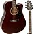 Violão Giannini Folk Aço GF1D Translucent Dark Wine + KIT - Imagem 6