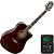 Violão Giannini Folk Aço GF1D Translucent Dark Wine + KIT - Imagem 5