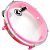 Pandeiro infantil Luen Rosa 8 Pol Junior Pele Cristal - Imagem 2