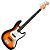 Kit Contrabaixo PHX JB 3TS Jazz Bass 4 Cordas Sunburst Bx01 - Imagem 2
