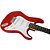 Kit Guitarra Elétrica Queen's 6 Cordas D137561 Vermelha Gx01 - Imagem 7