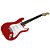 Kit Guitarra Elétrica Queen's 6 Cordas D137561 Vermelha Gx01 - Imagem 4