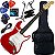 Kit Guitarra Elétrica Queen's 6 Cordas D137561 Vermelha Gx02 - Imagem 1