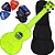 Kit Ukulele Akahai Ghost Soprano Acústico Hawaii Lemon Transparente Ux01 - Imagem 1