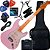 Kit Guitarra Elétrica Phx ST-2 Strato Vintage Shell Pink Rosa Gx03 - Imagem 1