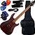 Kit Guitarra Elétrica Cort KX-300 ETCH EBR - Etched Black Red (EBR) Gx01 - Imagem 1