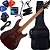 Kit Guitarra Elétrica Cort KX-300 ETCH EBR - Etched Black Red (EBR) Gx02 - Imagem 1