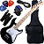 Kit Guitarra Infantil Phx Stratocaster Jr Phx Ist-h Bk Preta Gx01 - Imagem 1