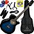 Kit Violão Aço Eletroacústico Giannini Performance GSF-1D CEQ Dark Blue Burst (DBB) - Imagem 1