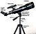 Telescópio 40070m Refrator Azimutal 70mm 200x -Greika - Imagem 4