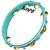 Pandeiro Gope 12 Pol. Super Leve Reels Verde 647SLVL - Imagem 1