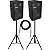 Kit Caixa de Som Datrel Ativa e Passiva Falante 15" 600w Rms Titanium Bluetooth Usb CSX02 - Imagem 2
