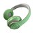 Fone De Ouvido Headphone Sem Fio Wireless Micro Fm P2 P33 Verde - MACARON - Imagem 7