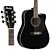 VIOLÃO  MEMPHIS MD-18 FOLK PRETO AÇO - Imagem 3