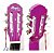 Violao Tagima Acustico Nylon Ac39Apk Azalea Pink Memphis  + Vx01 - Imagem 4