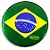 Pele Brasil Para Pandeiro 10" Polegadas - Luen - Imagem 1