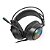 Headset Gamer Fortrek Crusader P2 + USB RGB Preto - Imagem 2