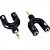 Adaptador P2 4C X 2J2 Estéreo Níquel ADAP0066 Preto Storm - PCT / 10 - Imagem 1