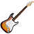 Guitarra Aria STG-Mini 3 Tone Sunburst - Imagem 1