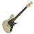 Guitarra Aria J-1 See-Through Vintage White - Imagem 1