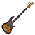 Contrabaixo Aria 313-MK2 Detroit 4 Cordas Open-Pore Sunburst - Imagem 1