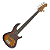 Contrabaixo Aria 313-MK2/5 Detroit 5 Cordas Open-Pore Sunburst - Imagem 1