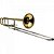 Trombone de Vara Harmonics Tenor BB/F HSL-801L Laqueado - Imagem 3