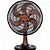 Ventilador de Mesa Ventisol Turbo 6 40cm Bronze 127v - Imagem 2