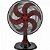 Ventilador de Mesa Ventisol Turbo 6 40cm Vermelho 127v - Imagem 1