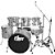 Bateria Acústica 3t Prata Ny-f1rst Drums - Imagem 1