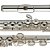 Flauta Transversal Yfl 211 Wc Soprano Prateada Com Case Yamaha - Imagem 3
