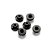 Baixa Cordas Guitarra Preto (6 Unidades) Spirit SSR-S-BK - Imagem 1
