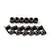 Baixa Cordas Guitarra Preto (6 Unidades) Spirit SSG-L-BK - Imagem 1